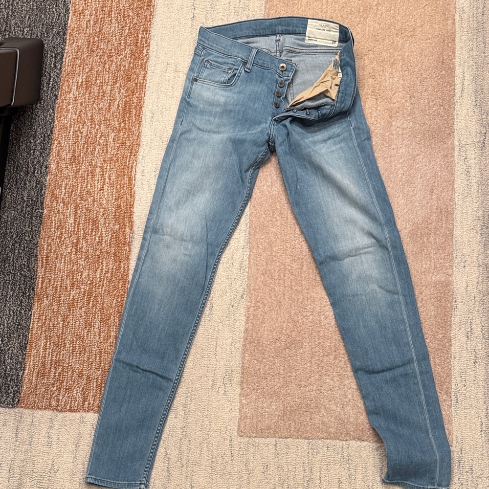 rag & bone Light Blue Skinny Jeans